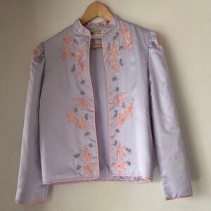 Natori Neiman Marcus embroidered jacket S